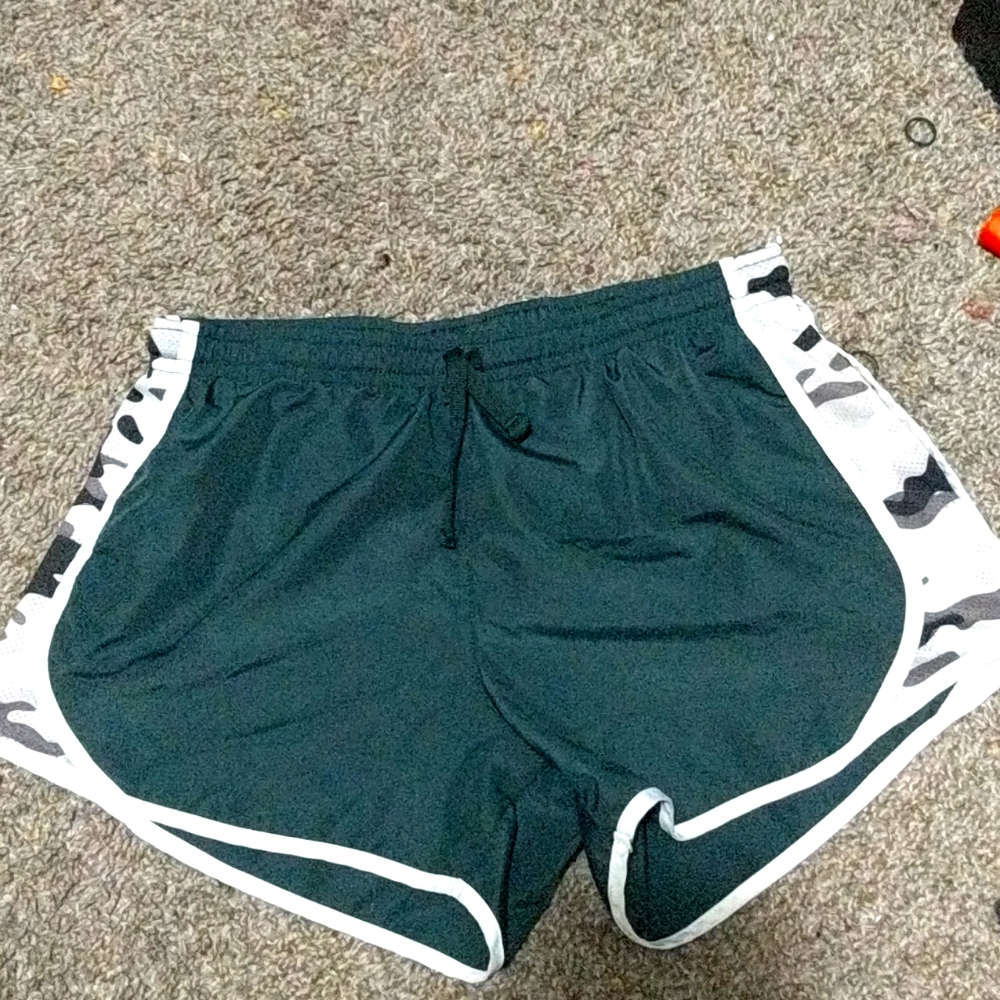 Hunter green shorts